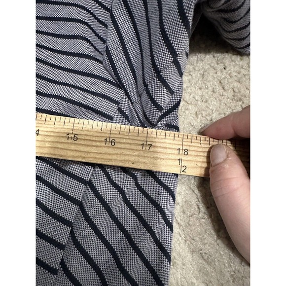 Cabi Small Women Striped Car Coat #5474 Med Length Jacket Button Up 7-4 - Picture 8 of 9